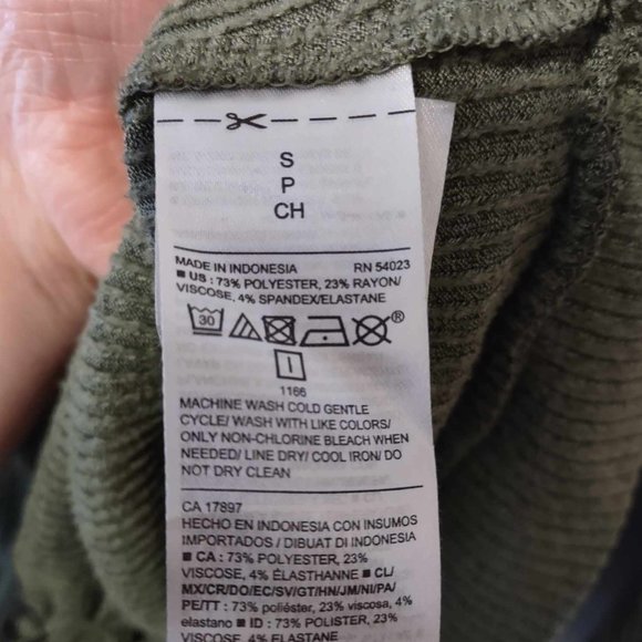 Old Navy Women's Olive Green Knot Front Knit Top Size Small - Picture 6 of 6